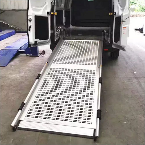 Aluminum Manual Folding Car-motorcycle Wheelchair Ramp