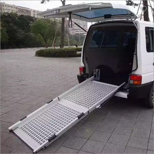 Aluminum Manual Vehicle Handicap Wheelchair Ramp 