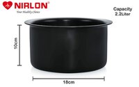 Nirlon Hard Anodised Tope/Cook Pot 18 cms - Capacity - 1.8 Liters