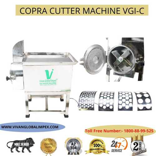 Coconut Cutting Machine Warranty: 1 Year