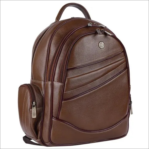 40 Liter Laptop Leather Backpack