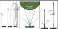 floor cleaning mop With 360 degrees rotating head