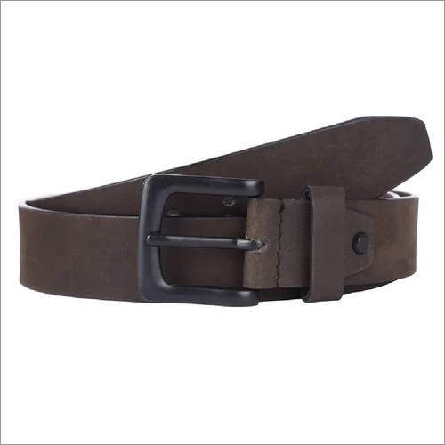 Mens Brown Leather Belt - Leather Material, Steel Buckle, Brown Color | Designed for Men with Durable Craftsmanship and Timeless Style