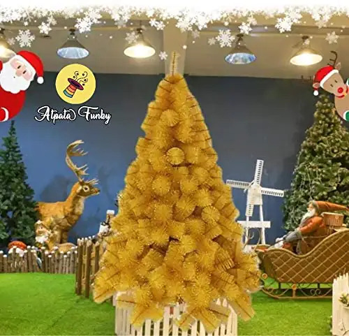 Christmas Pine Tree with Metal Stand