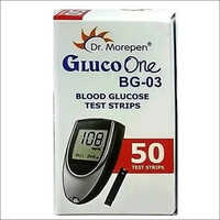 White 50 Strips Dr Morepen Glucometer