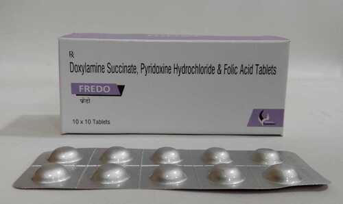 Doxylamine (10mg) WITH  Vitamin B6 (Pyridoxine) (10mg) AND Folic Acid (2.5mg) TABLET