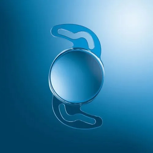 Blue Single Piece Intraocular Plastic Lenses