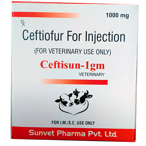 Ceftiofur 1 Gm Injection Ingredients: Animal Extract