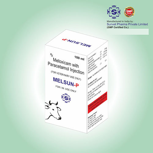 Meloxicam paracetamol veterinary injection in PCD franchise on Monopoly Basis