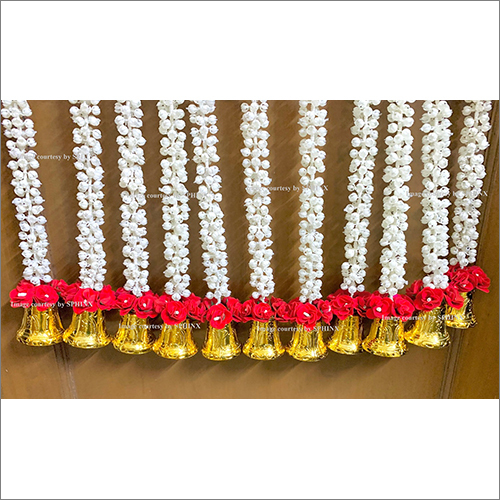 Sphinx Artificial Jasmine With Rose And Golden Bells (Approx. 2.5 Ft. 75 Cms 30 Inches)