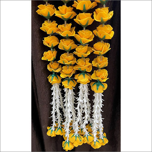 Decorative Flower Sphinx Artificial Velvet Roses And Clustered Tuberose  (rajnigandha) Garlands Approx. 2.5 Ft. (royal Blue) at Best Price in New  Delhi