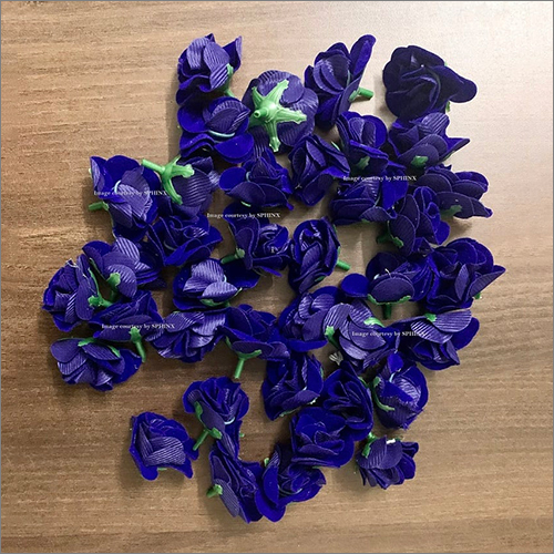 Sphinx Artificial Velvet Roses Loose Flowers For D I Y Crafts Decorations Beading Work (Royal Blue