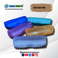 Transparent Plastic Spectacle Cases - Color: Multicolor