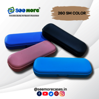 Multicolor Plastic Hard Eyeglass Case