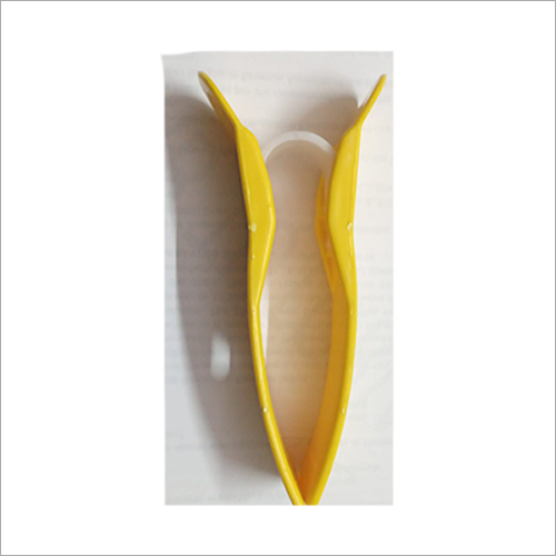 Plastic Clothes Molded Parts - Rigid Yellow Plastic , Customized Design with 2-Year Warranty