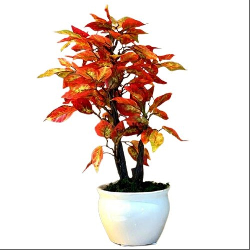 Light Weight Artificial Orange Leaves Plant