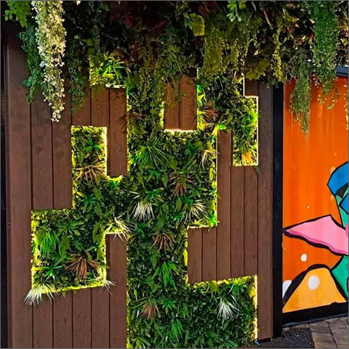 Artificial Interior Green Wall Grass