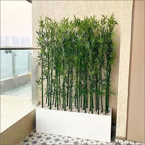 Green Fabric Bamboo Sticks