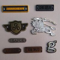 Metal Id For Shirt - Color: Varied (e.g. Silver Bronze Black Yellow)