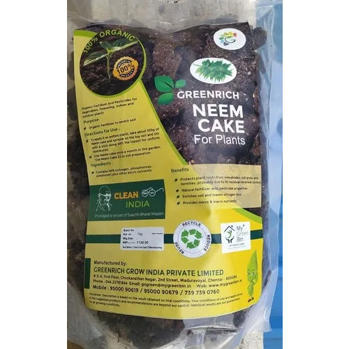 Greenrich Neem Cake - Capacity: 5-10 Kg