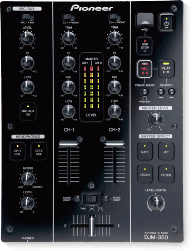 Pioneer DJM-350 2-Channel DJ Mixer