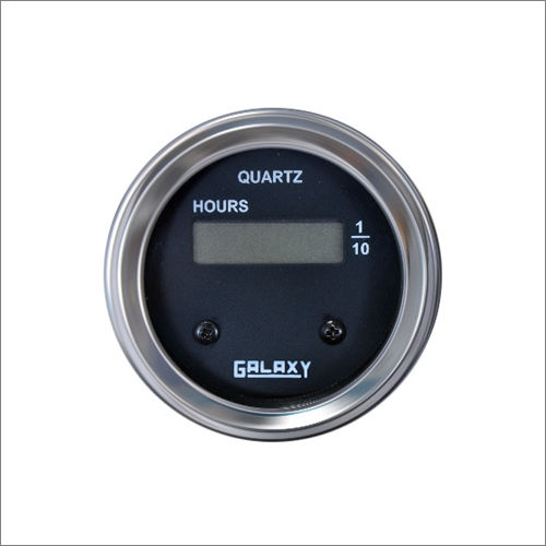 Black Lcd Type Dc Hour Meter