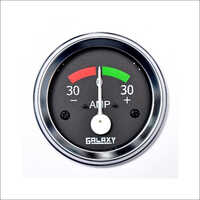 Silver Industrial Analog Ammeter