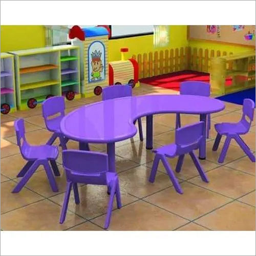 Plastic Table With Chair