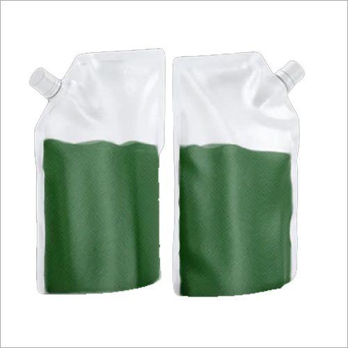 CORNER SPOUT SHINY Transparent - Plastic Material, Stand Up Pouch , Heat Seal with PP String, Economical Liquid Packaging Solution