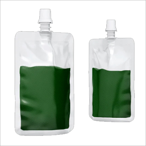 TOP SPOUT SHINY Transparent - Plastic Stand Up Pouch, Heat Seal, Varnished Finish | Ideal for Securely Dispensing Oil, Shampoo, Soap, Lotion