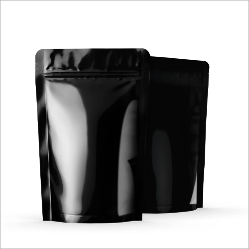 SHINY Black BothSide With Foil - PP Material, Varnished Finish | Suitable for Candy, Food, and Gift Packaging