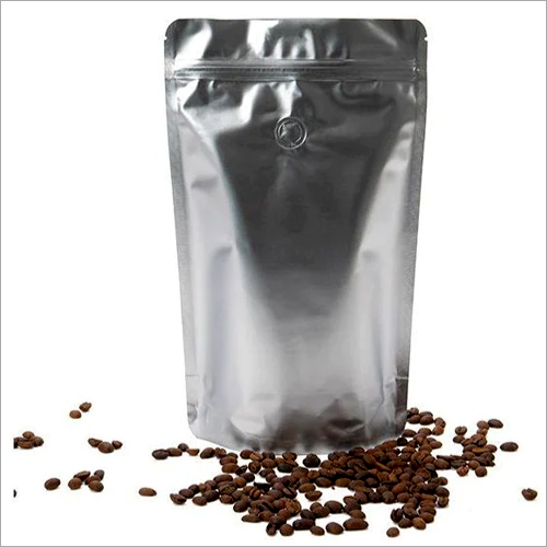 MATT Silver Both SideFoil VALVE - Transparent PP Material, Hot Stamping Finish | Ideal for Candy, Food, and Gift Packaging