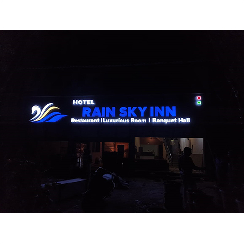 Front Glow LED Letter Board - Gray Metal | Industrial Application with Durable Build and Enhanced Illumination for Professional Display