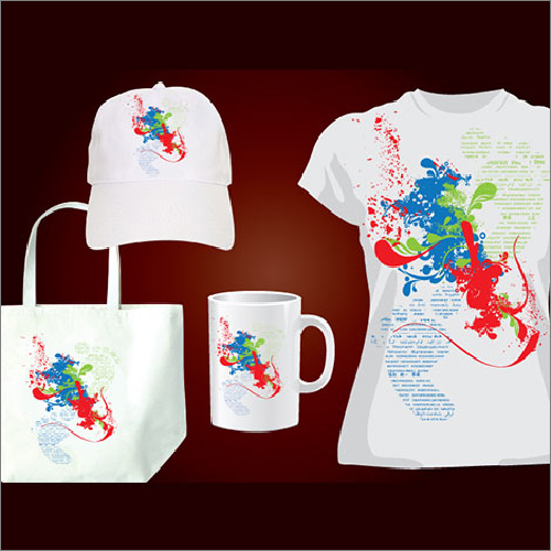 T-Shirt With Branding - Fabric Construction, Available in Blue, Red, Black, and White | Suitable for Industrial, Domestic, and Personal Use