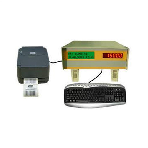 Barcode Printing Weighbridge Indicator