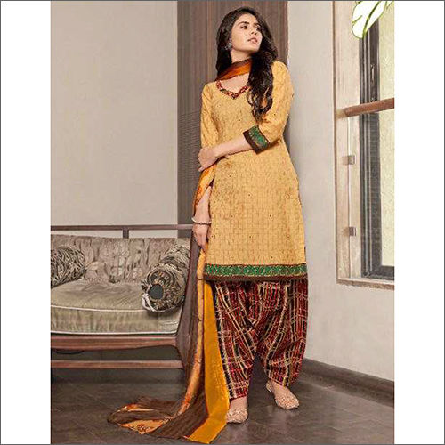 Ladies Modern Cotton Suit