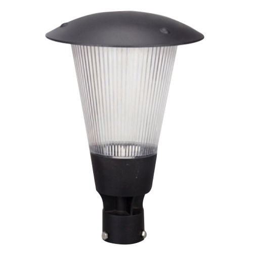 Black Garden Pole Light