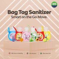 Gel Wiz Alcohol Based Hand Sanitizer Bag Tag 30ml