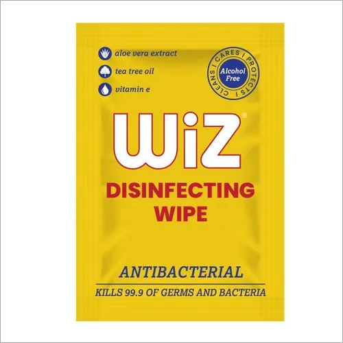 WiZ Single Non Alcohol Disinfectant Wipes
