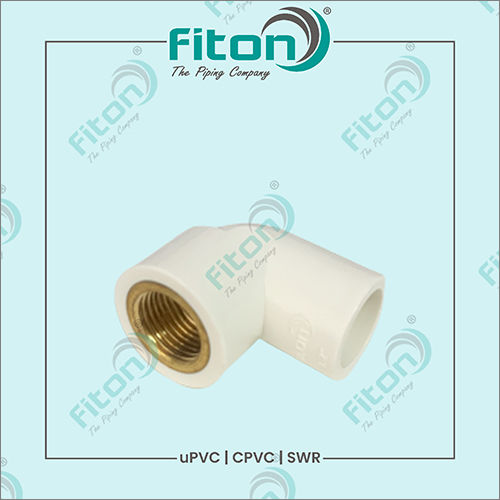 Threaded Upvc Brass Elbow Size: Customized