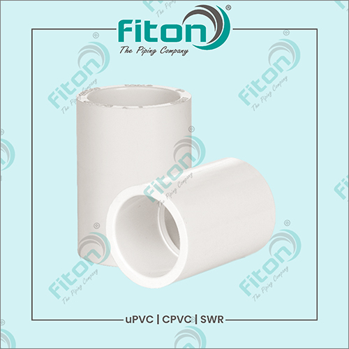 White UPVC Pipe Coupler