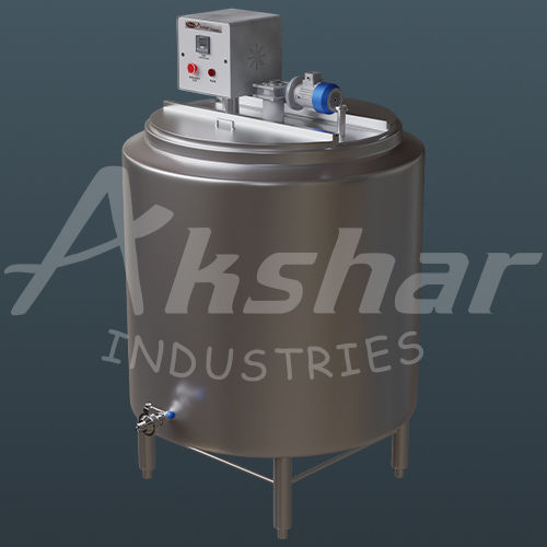 Silver Stainless Steel Pasteurizer Tank