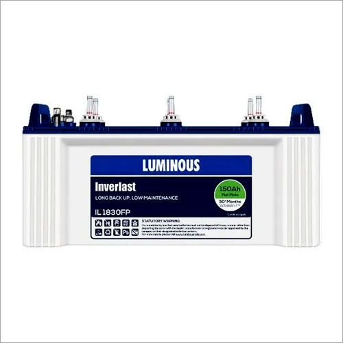 Luminous Inverter Tubular Battery Battery Capacity: <150Ah