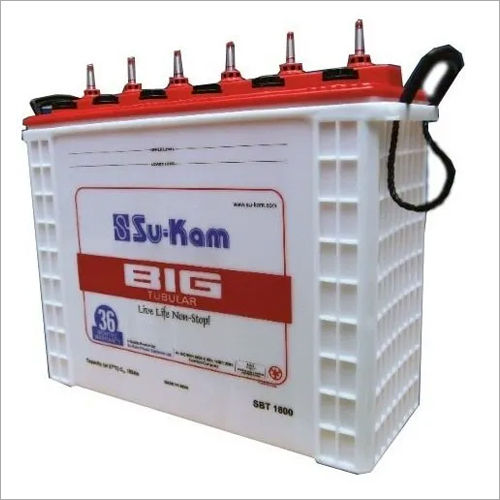 Sukam Inverter Tubular Battery Sealed Type: Plastic