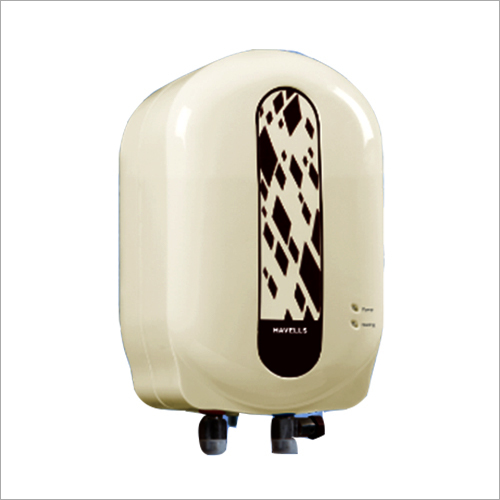 Instant Water Heater - Metal Construction, Beige Color | Wall Mounted, Electrical Storage, 2-Year Warranty