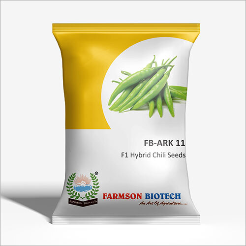 ARK 11 F1 Hybrid Chili Seeds - Chili Seed Variety | Shelf Life: 6 Months Perfect for Home Gardening and Professional Agriculture
