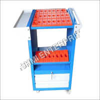Industrial Tool Trolley - Color: Blue & Orange