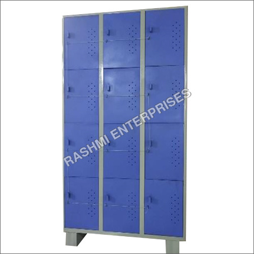 Industrial Staff Lockers With 12 Doors - Color: Blue