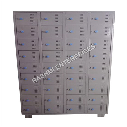 Industrial Staff Lockers With 36 Doors - Color: Grey