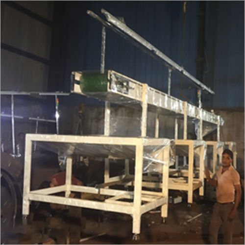 Multicolor Metal Belt Conveyor